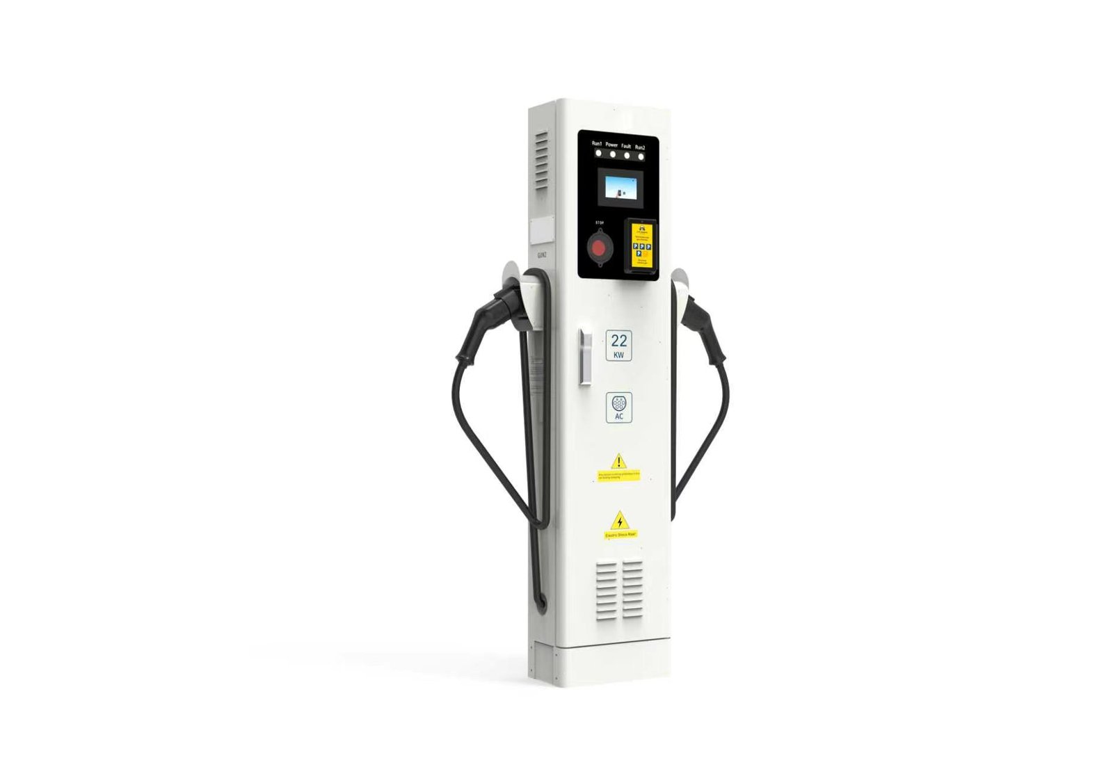 TapCharge AC-laadstation met twee Type 2-connectoren